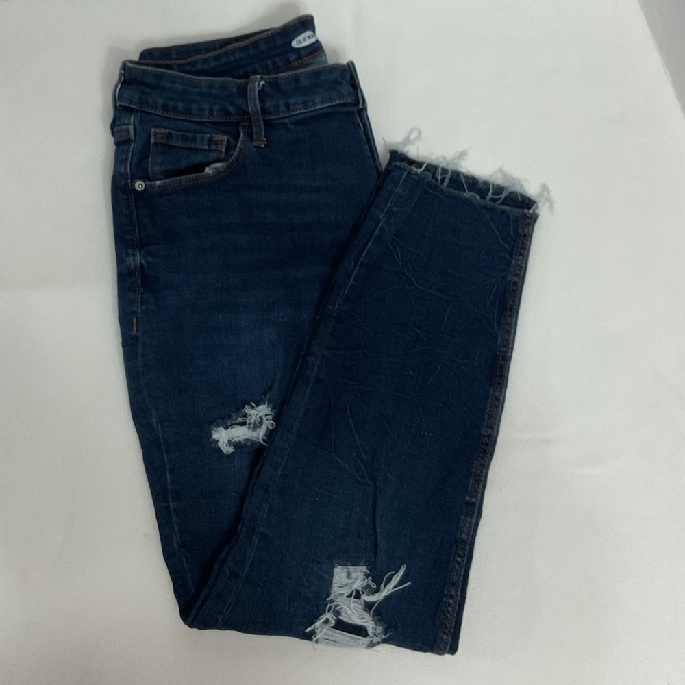 OLD NAVY ROCKSTAR SUPER SKINNY HIGH-RISE JEANS - SZ 16